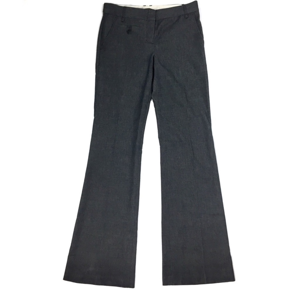 BCBGMaxAzria Blue Denim Carla Slim Flare Trouser Size‎ 2
